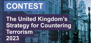 The title card for The UK's Strategy for Countering Terrorism 2023